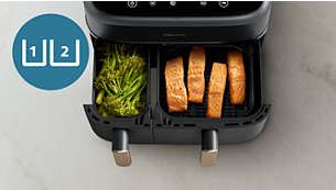 2drawers and 2sizes to suit any meal