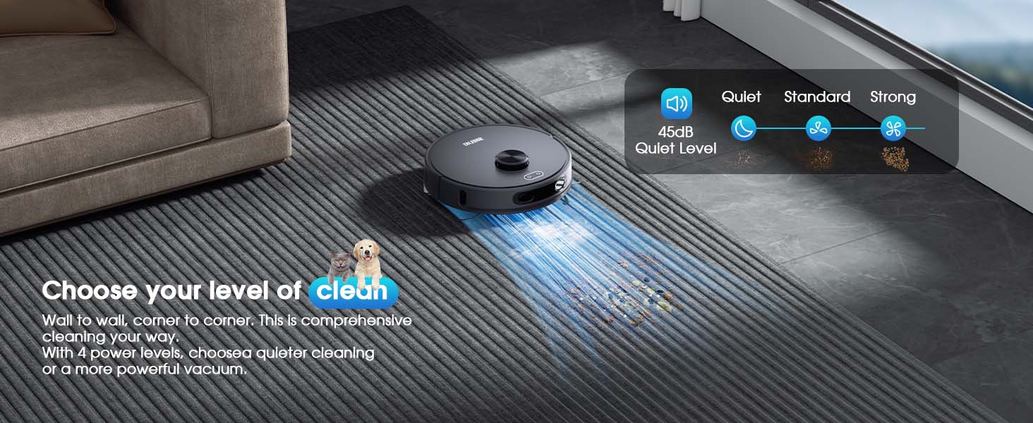 4-robot vacuum and mop scheduling cleanings 4