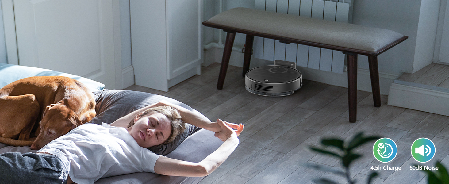 (G-B) Robot Vacuum Low Noise- PC