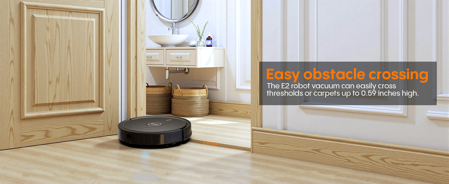 Easy obstacle crossing below 0.59 inch