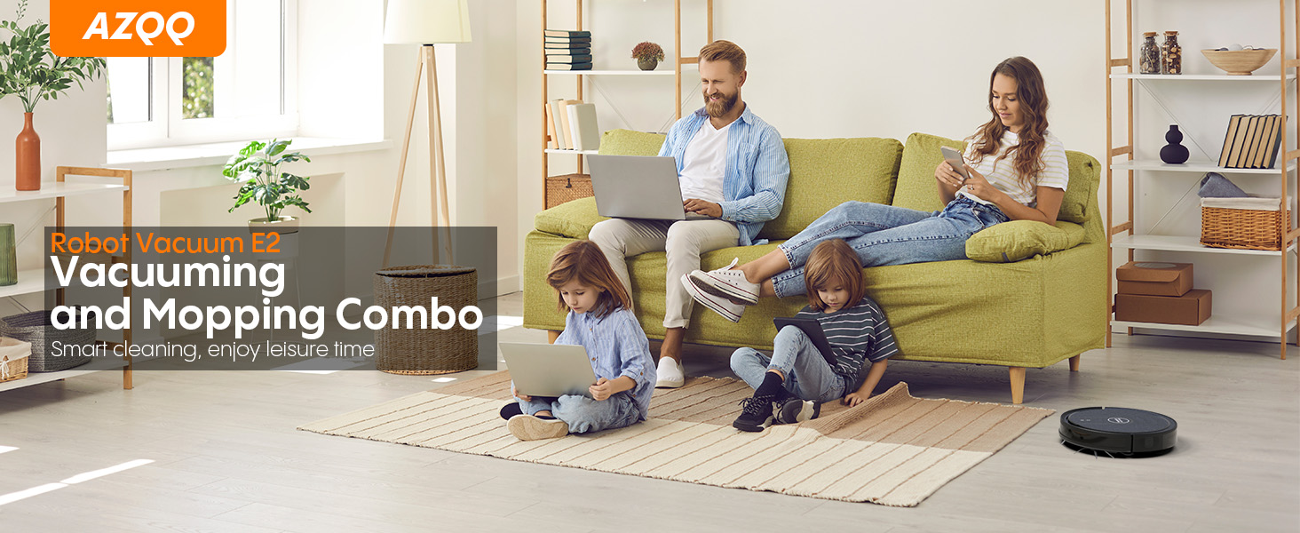 Robot vacuum and mop combo E2