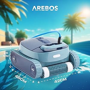 4260627428526_Vollautomatischer Schwimmbadreiniger für Pools Poolroboter mit APP